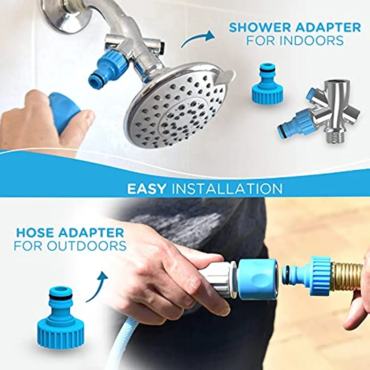 Dog Bath Brush Sprayer and Scrubber Tool - 2 in 1 Pet Grooming Supplies, Dog Wash with Hose and Shower Attachment