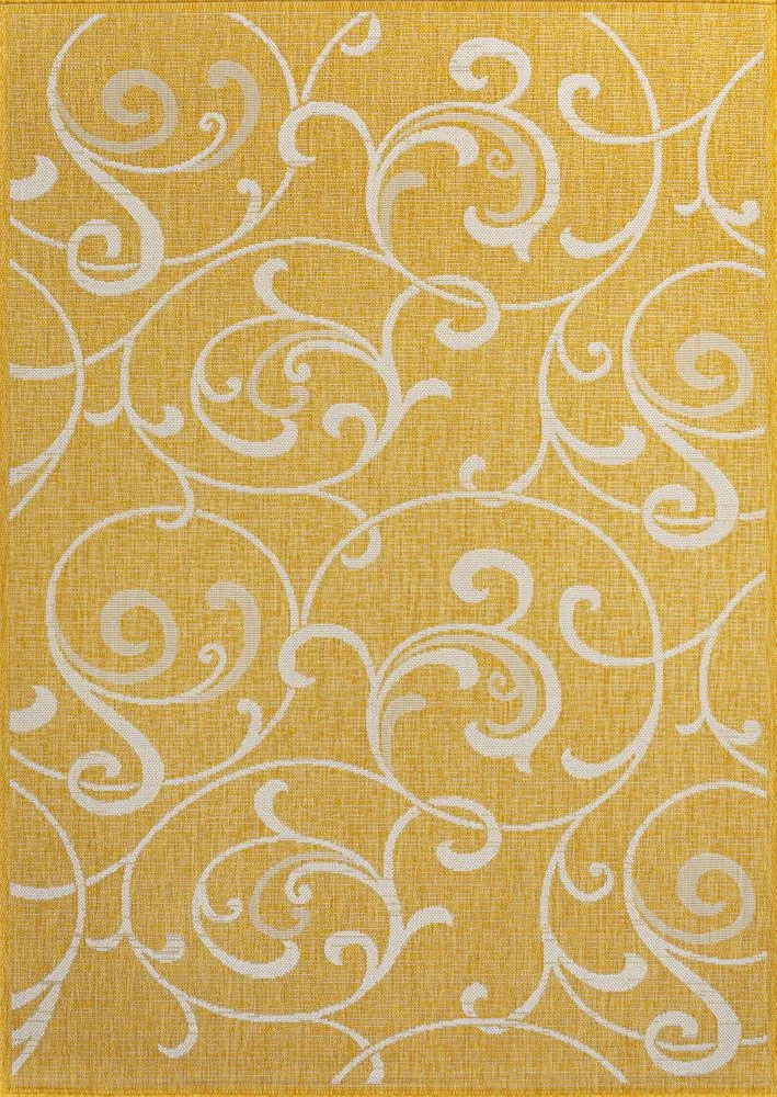 Domani Traditional Classic All-Over Scroll Indoor/Outdoor Area Rug