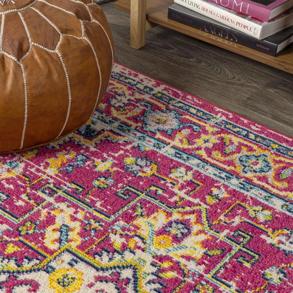 Draco Brooklyn Geometric Medallion Area Rug