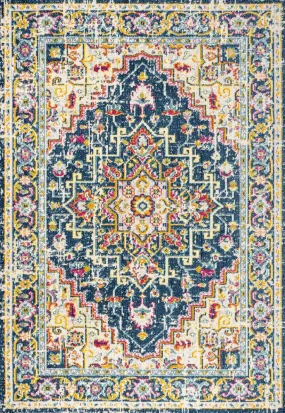 Draco Brooklyn Geometric Medallion Area Rug