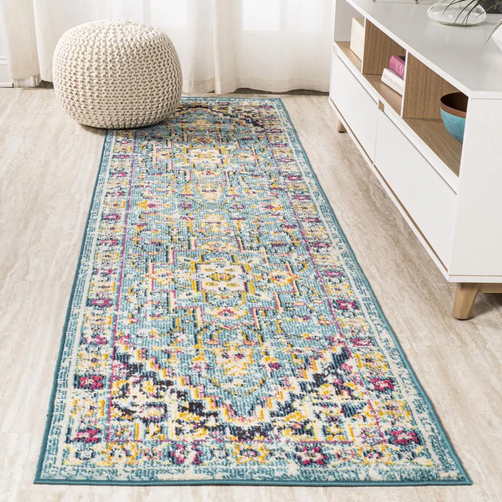 Draco Brooklyn Geometric Medallion Area Rug