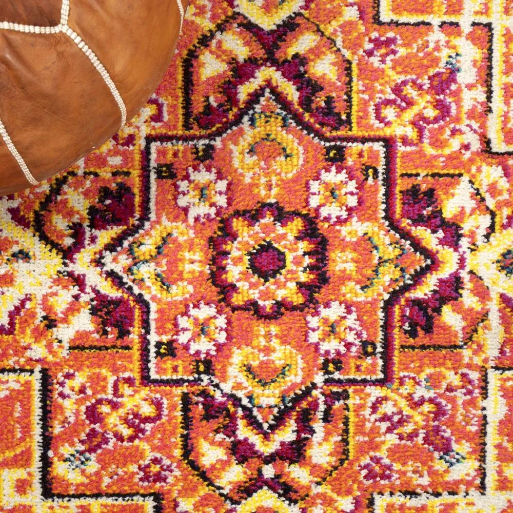 Draco Brooklyn Geometric Medallion Area Rug