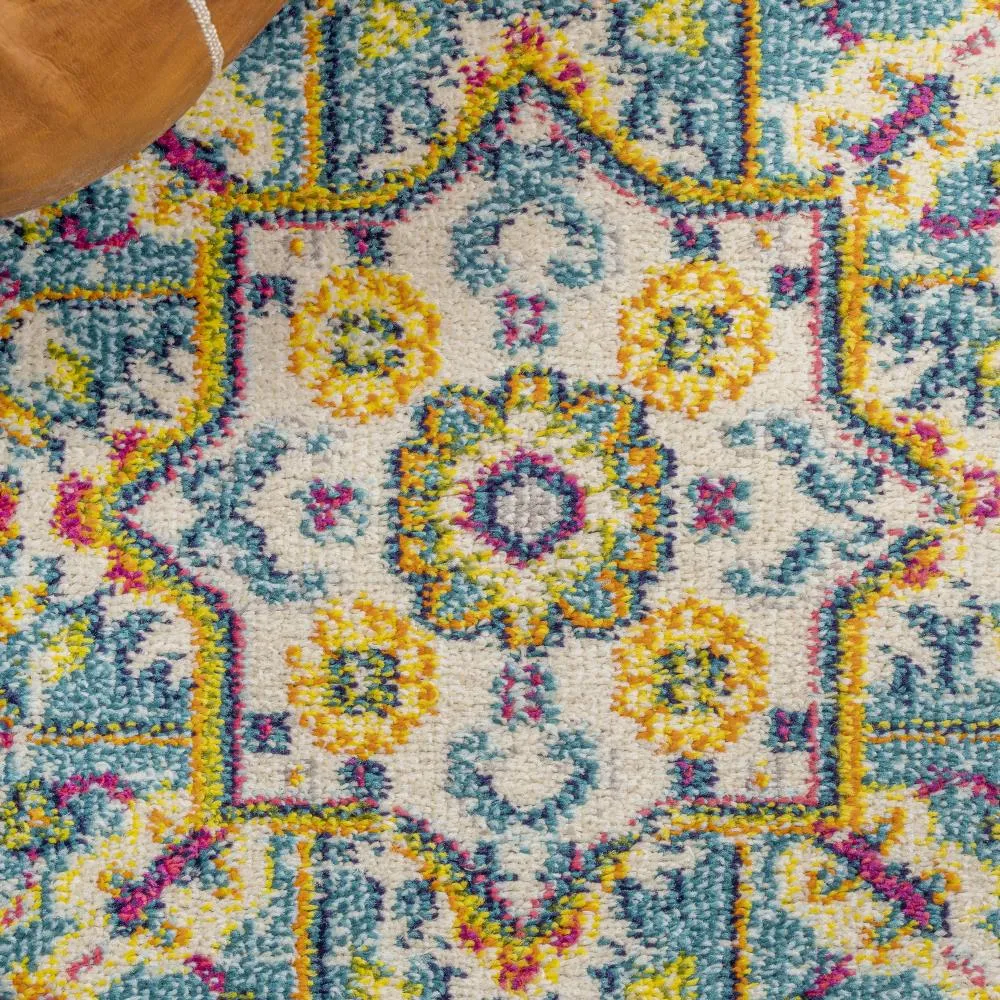 Draco Brooklyn Geometric Medallion Area Rug