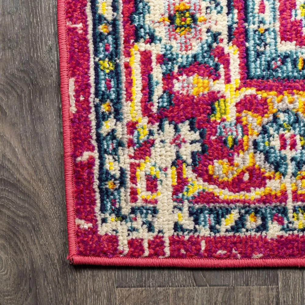 Draco Brooklyn Geometric Medallion Area Rug