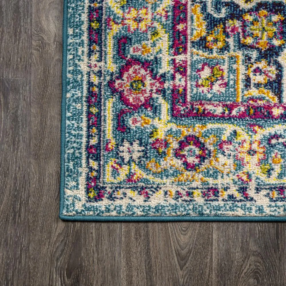 Draco Brooklyn Geometric Medallion Area Rug