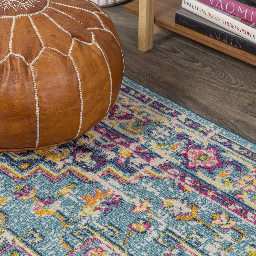Draco Brooklyn Geometric Medallion Area Rug