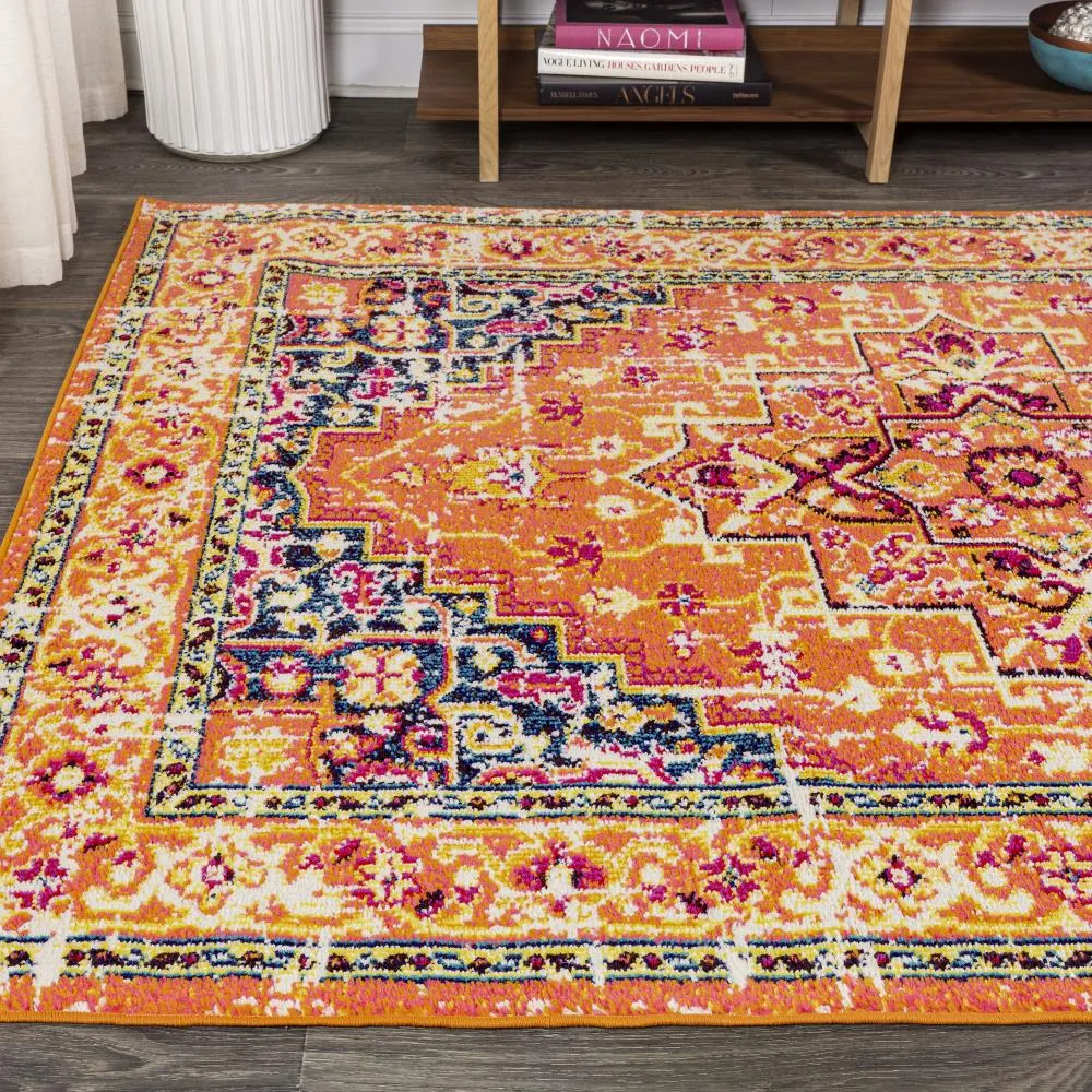 Draco Brooklyn Geometric Medallion Area Rug