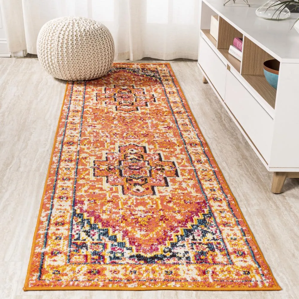 Draco Brooklyn Geometric Medallion Area Rug