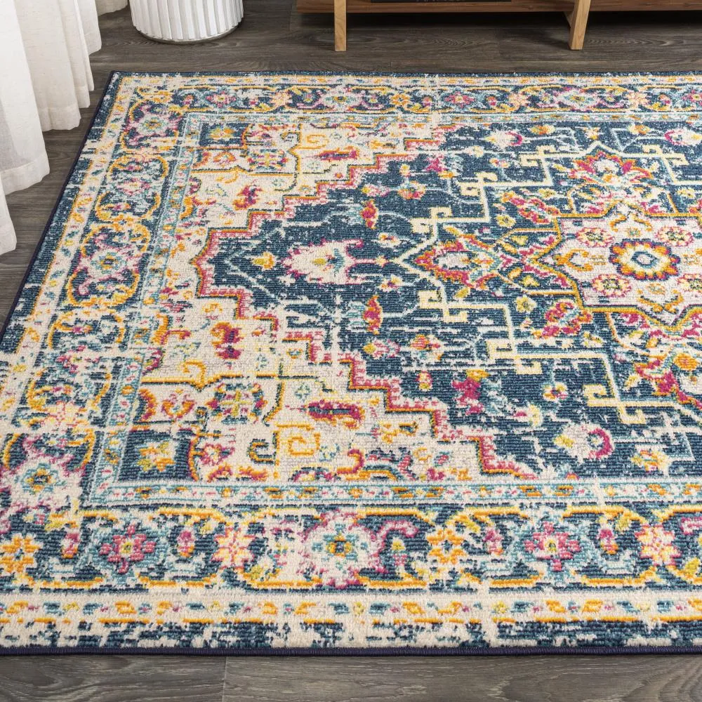 Draco Brooklyn Geometric Medallion Area Rug