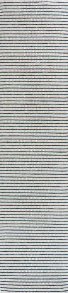 Eco Classic Coastal Pinstripe Reversible Machine-Washable Indoor/Outdoor Area Rug