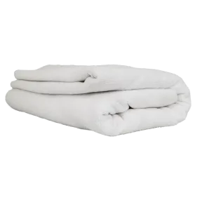 Elegant Edgeless Microfiber Towel, White 51" X 30"