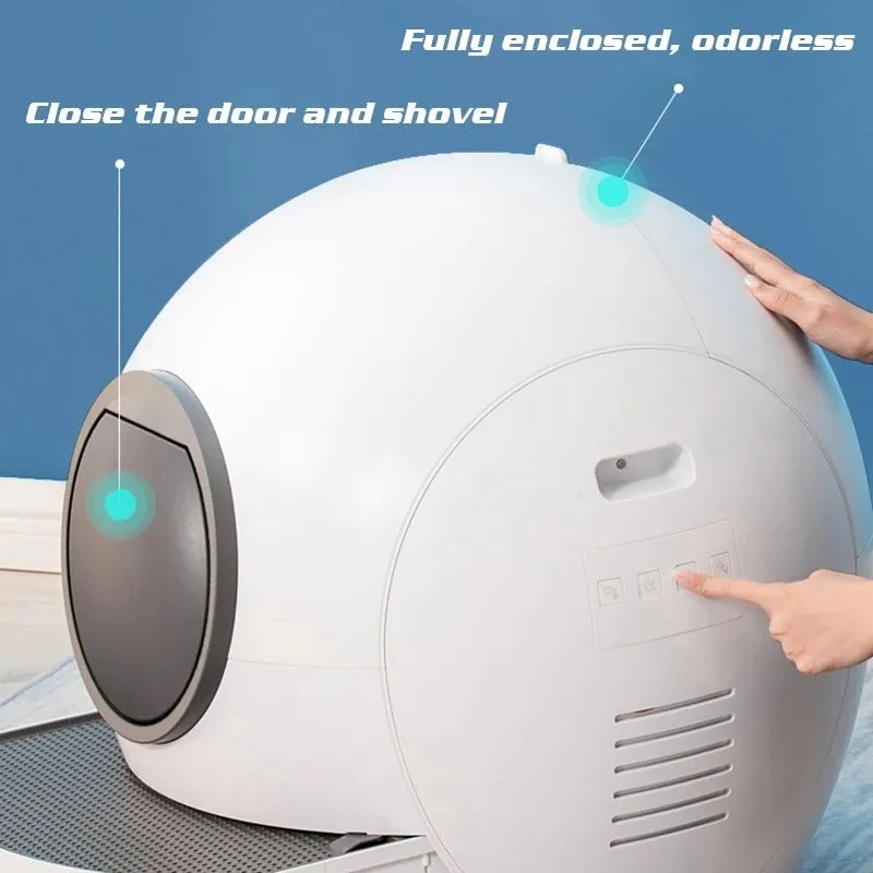 Els Pet Self-Cleaning Cat Toilet (Automatic   App)