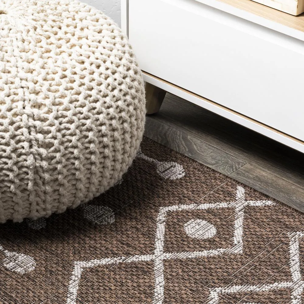 Elvas Nokat Tribal Bohemian Indoor/Outdoor Area Rug