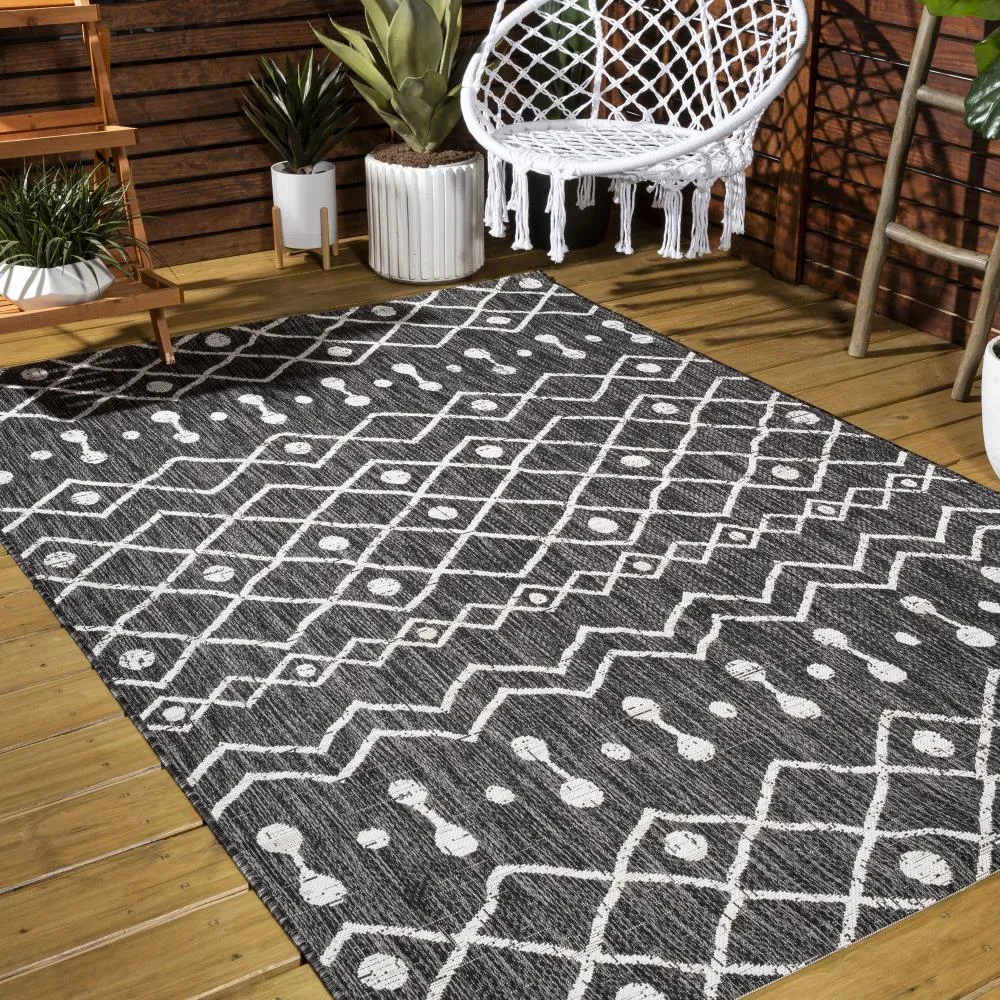 Elvas Nokat Tribal Bohemian Indoor/Outdoor Area Rug
