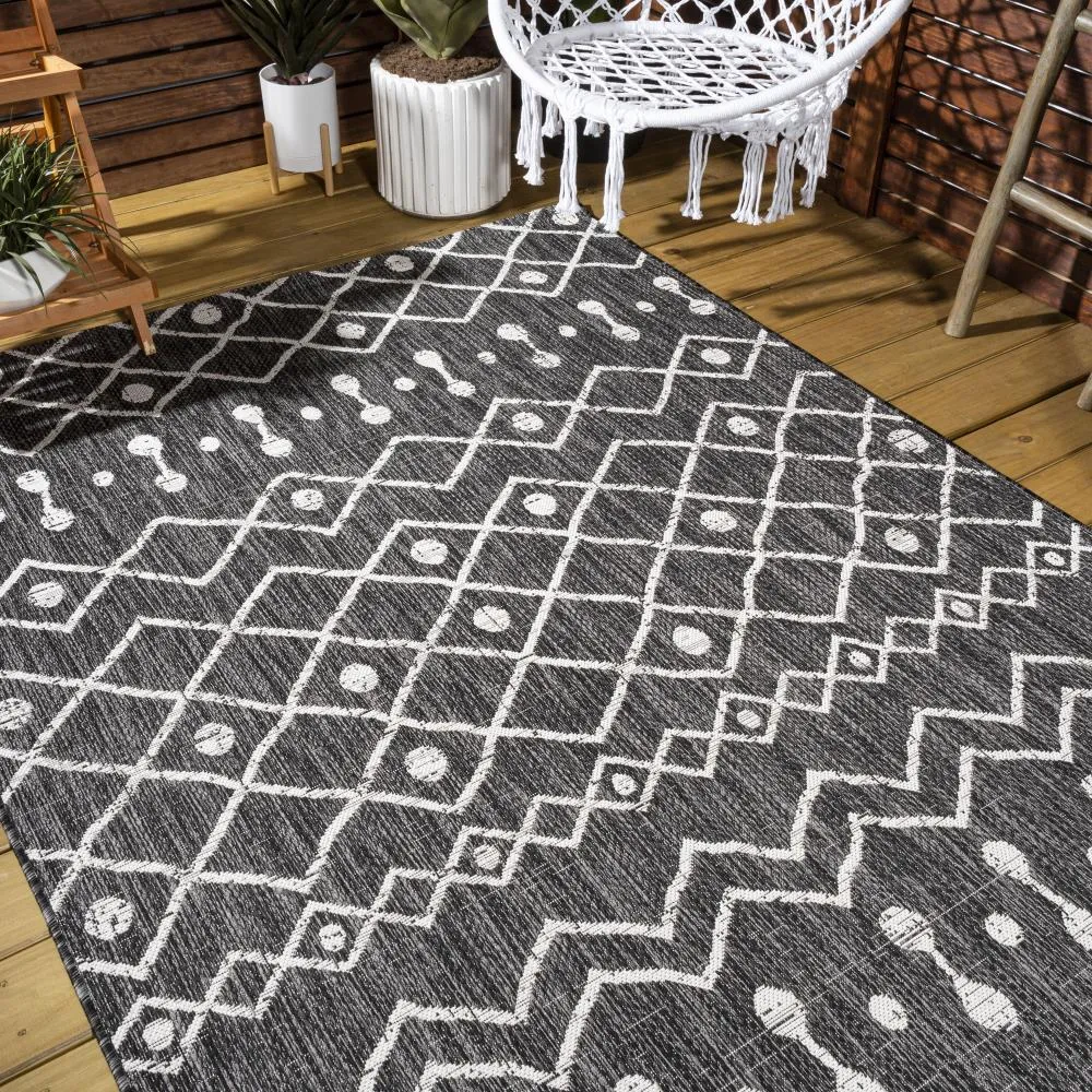 Elvas Nokat Tribal Bohemian Indoor/Outdoor Area Rug
