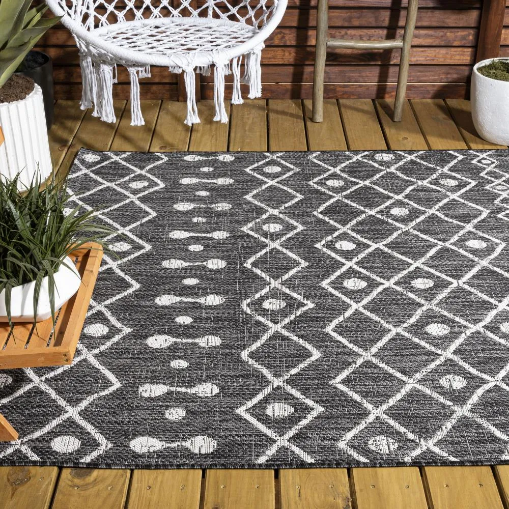 Elvas Nokat Tribal Bohemian Indoor/Outdoor Area Rug