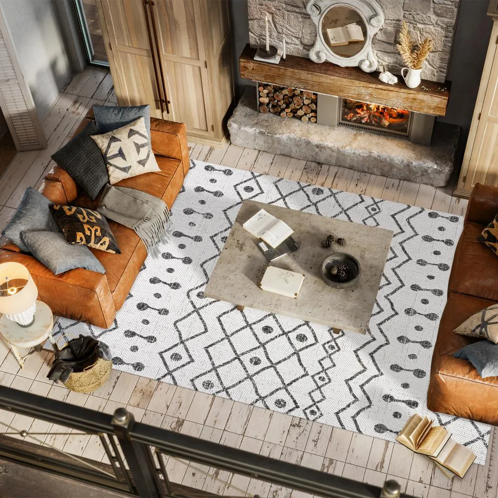 Elvas Nokat Tribal Bohemian Indoor/Outdoor Area Rug