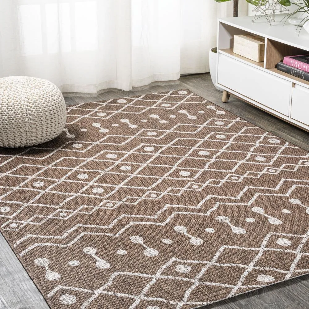 Elvas Nokat Tribal Bohemian Indoor/Outdoor Area Rug