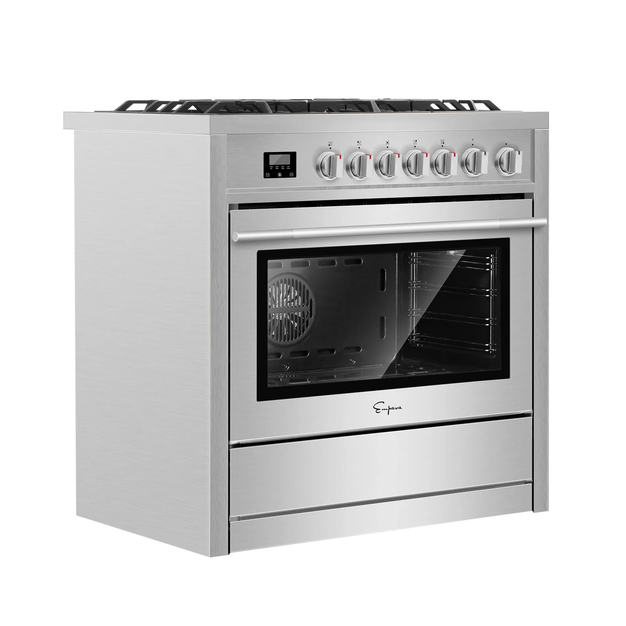 Empava 36GR01 36 Inch Freestanding Range Gas Cooktop And Oven