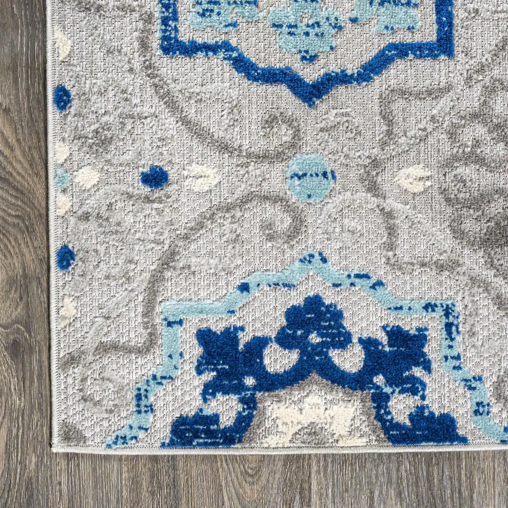 Eridanus Mediterranean Medallion Indoor/Outdoor Area Rug