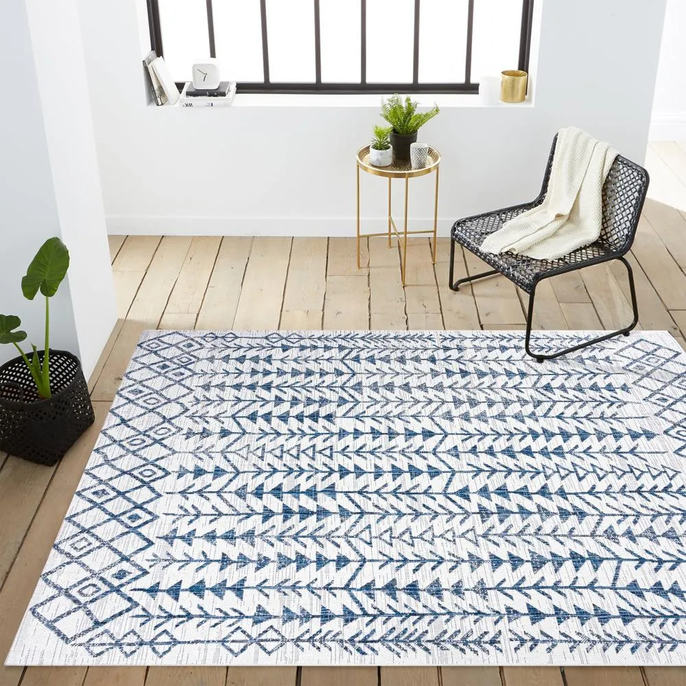 Esmortiz Tokay Bohemian Geometric Indoor/Outdoor Area Rug