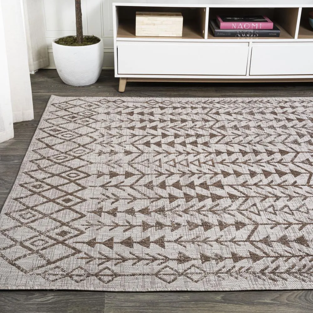 Esmortiz Tokay Bohemian Geometric Indoor/Outdoor Area Rug