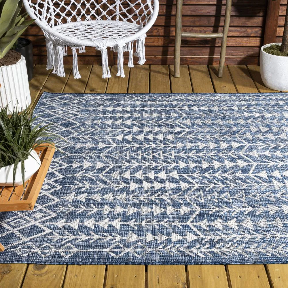 Esmortiz Tokay Bohemian Geometric Indoor/Outdoor Area Rug