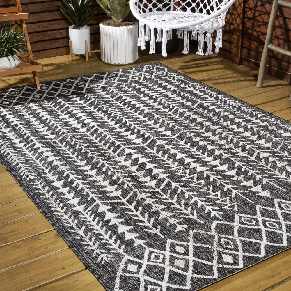 Esmortiz Tokay Bohemian Geometric Indoor/Outdoor Area Rug
