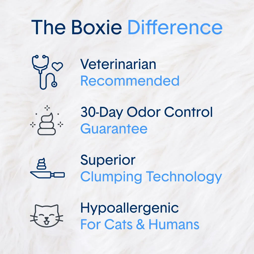 Extra Strength Lightweight Clumping Clay Litter from Boxiecat