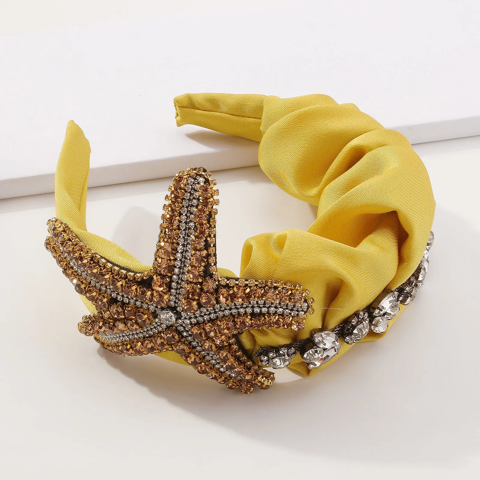 F3182 Starfish Rhinestone Headband