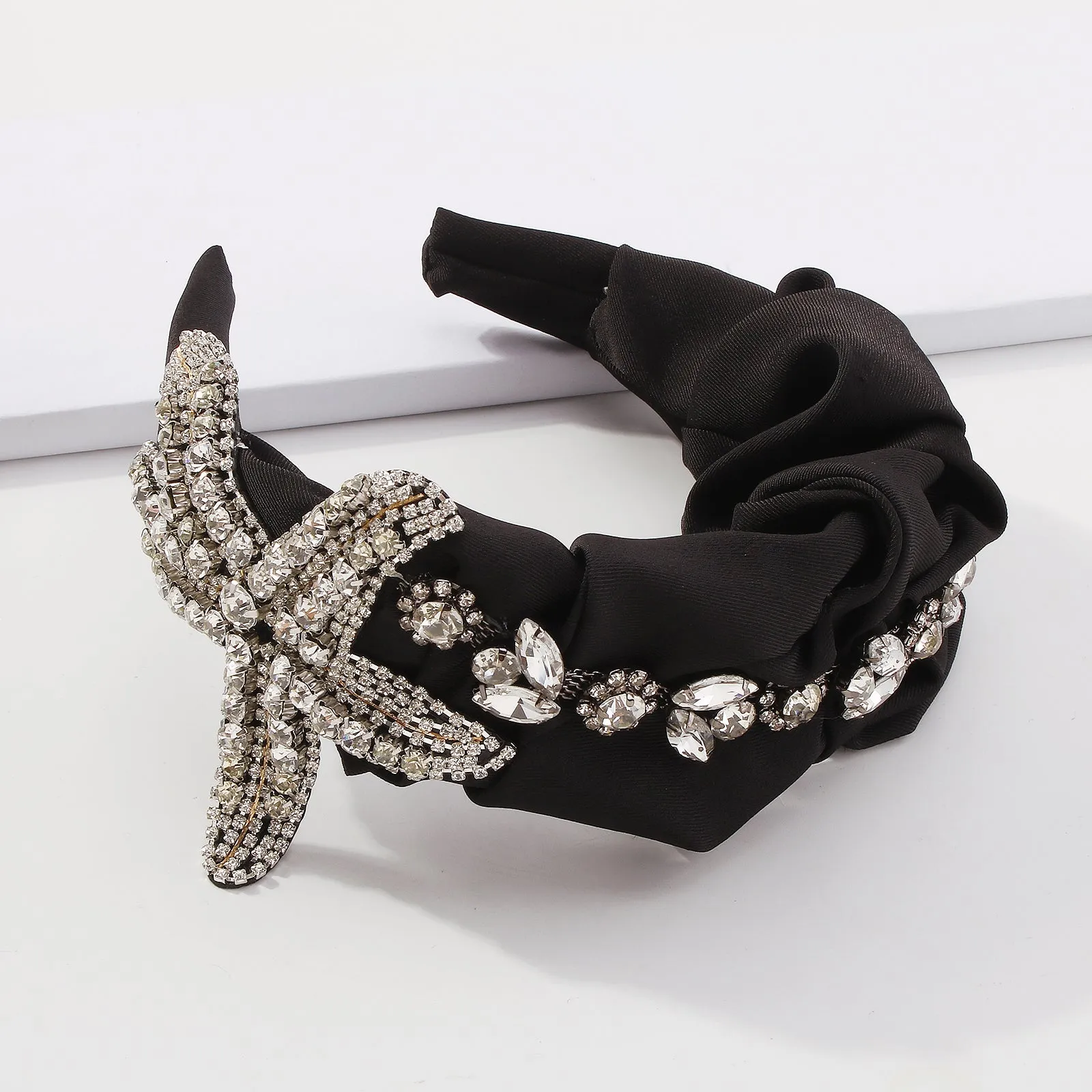 F3182 Starfish Rhinestone Headband