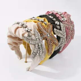 F3182 Starfish Rhinestone Headband
