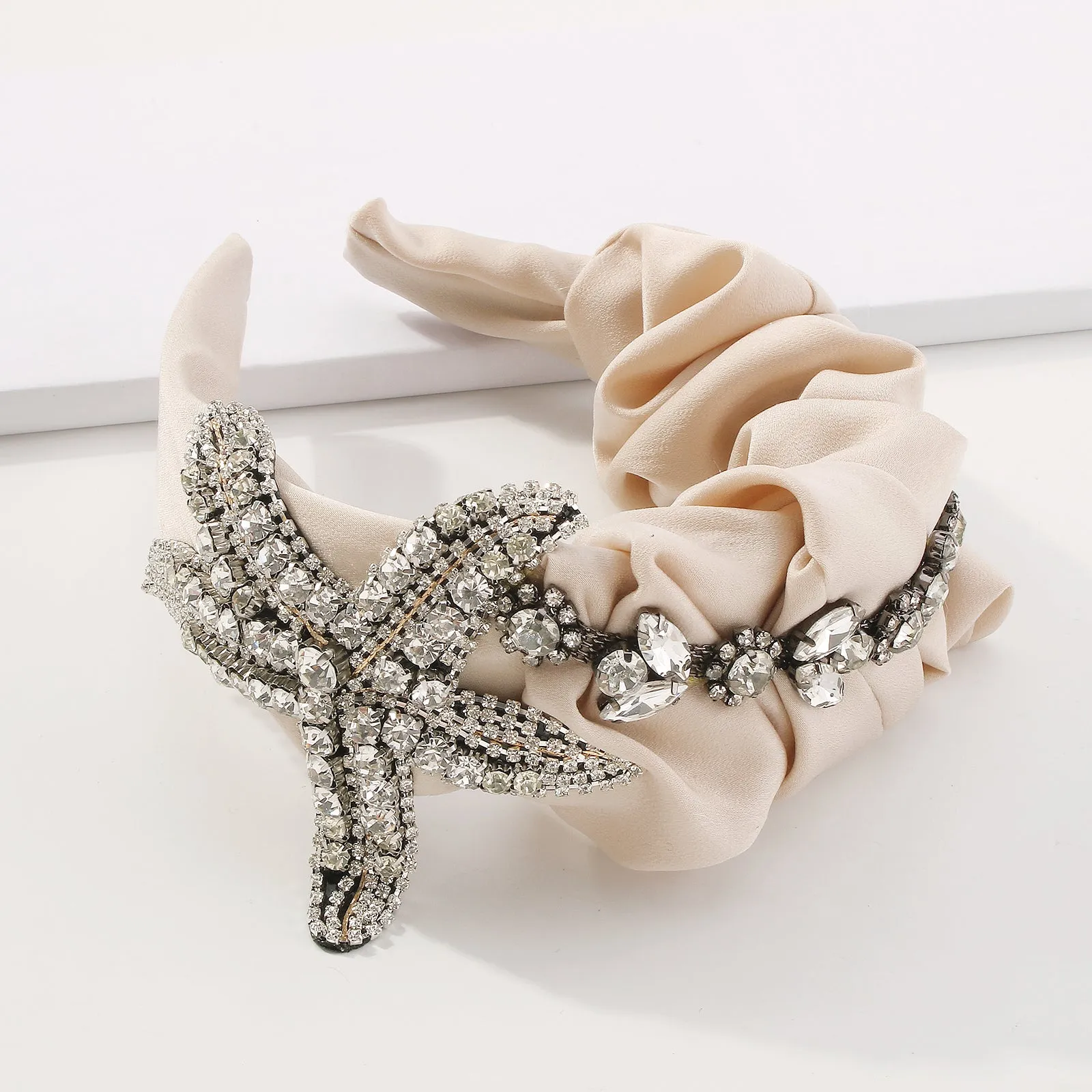 F3182 Starfish Rhinestone Headband