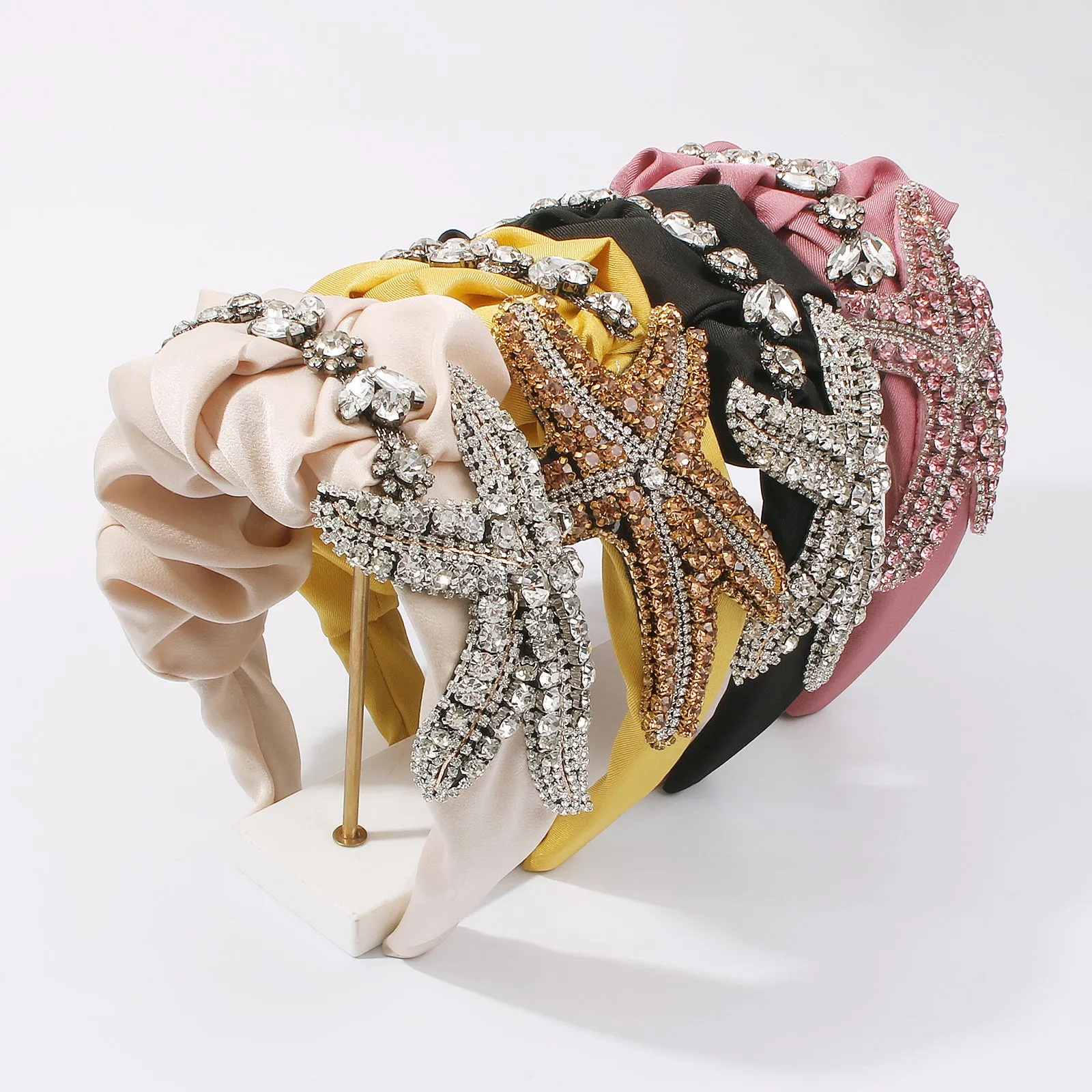 F3182 Starfish Rhinestone Headband