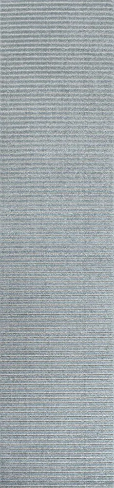 Fedir Minimalist Scandi Striped Navy/ivory 2 ft. x 8 ft. Runner Rug