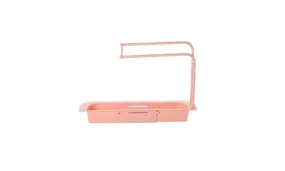 Fine Living Telescopic Storage Drainage Basket  Pink