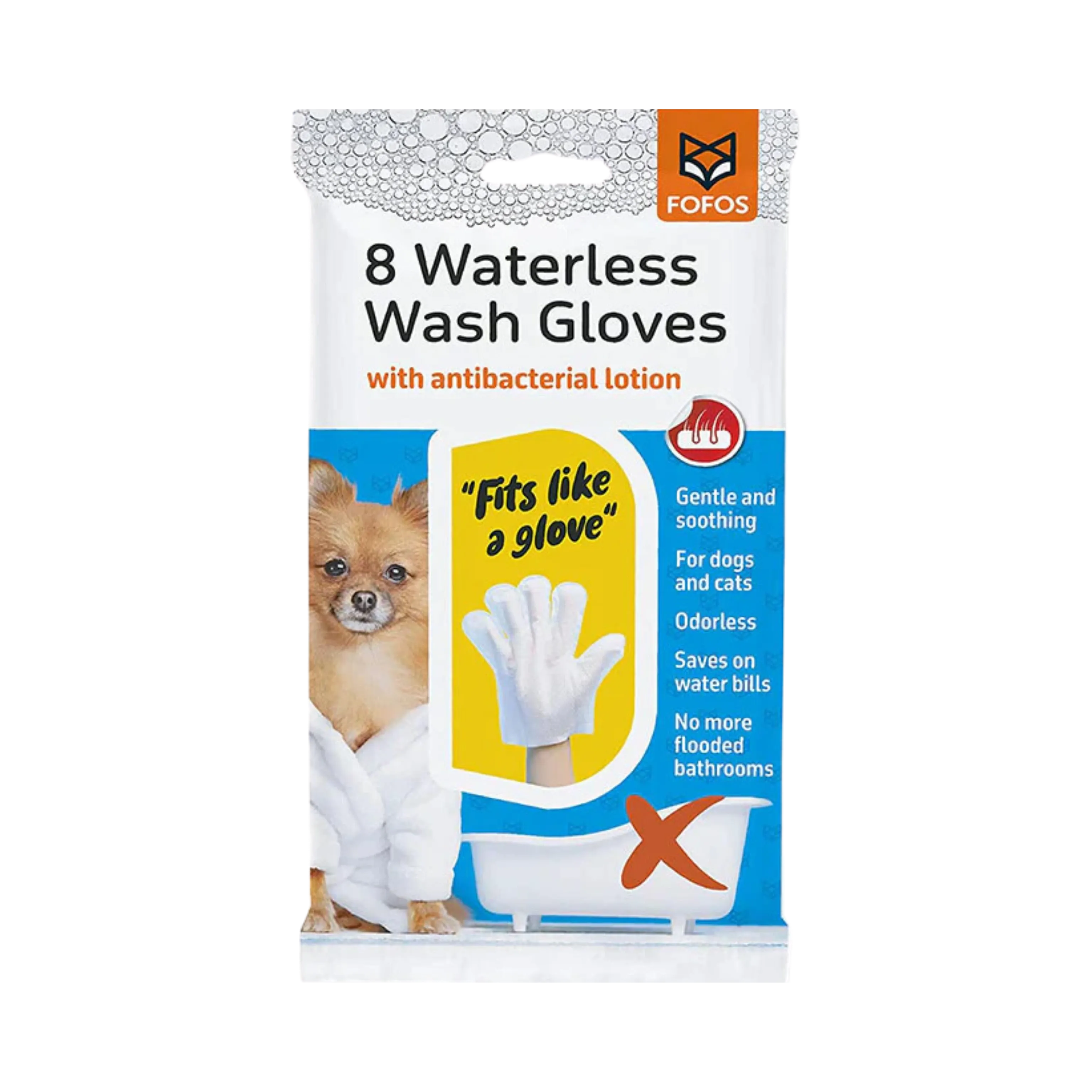 FOFOS WATERLES WASH GLOVES