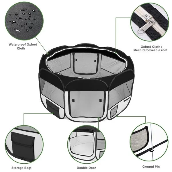 Foldable Playpen for Dogs