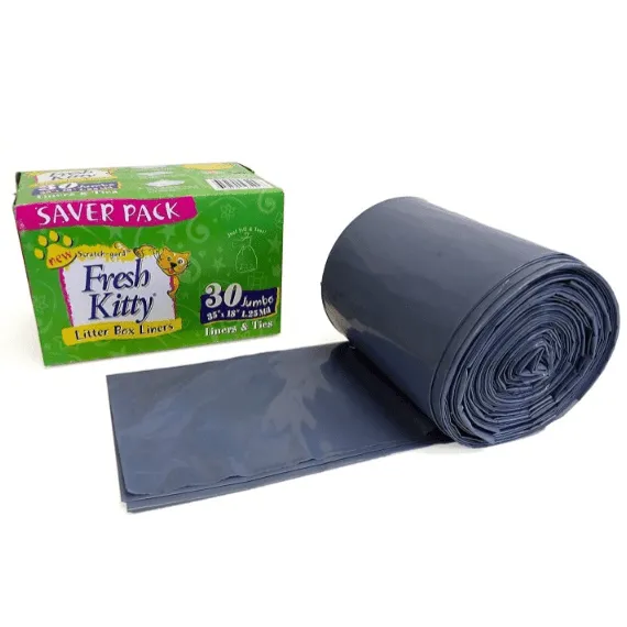 Fresh Kitty Saver Pack Jumbo Liners & Ties