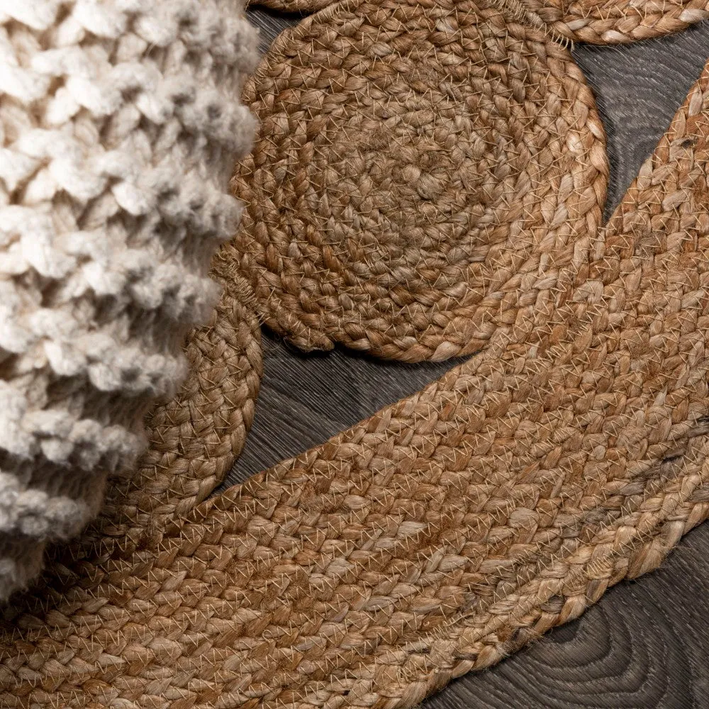 Gare Cassia Natural Jute Boho Area Rug