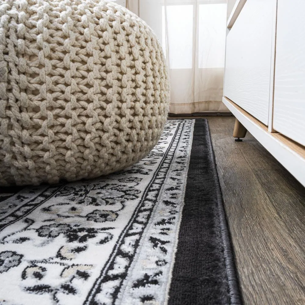 Gastre Palmette Modern Persian Floral Area Rug