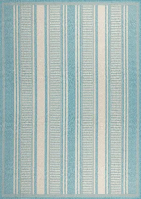 Gibson Modern Double Stripe Indoor/outdoor Area Rug