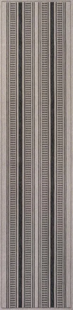 Gibson Modern Double Stripe Indoor/outdoor Area Rug