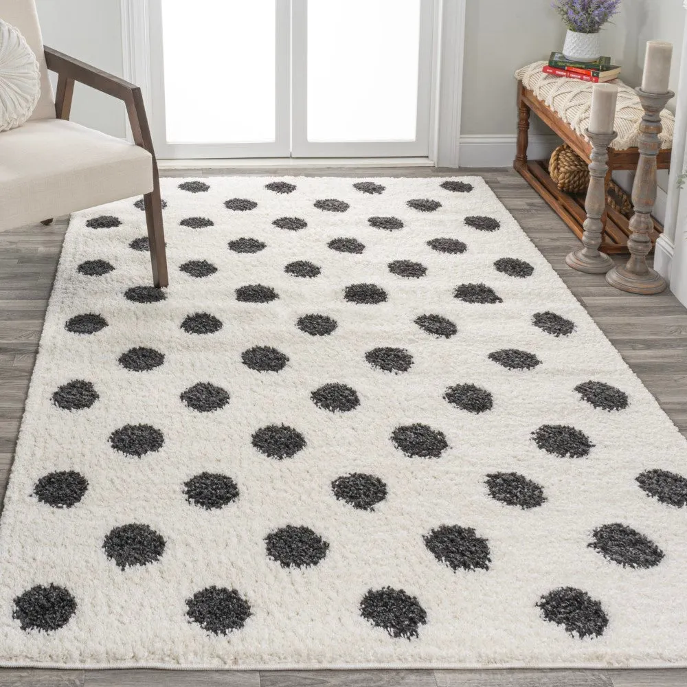Gisborne Pere Modern Dot Shag Area Rug