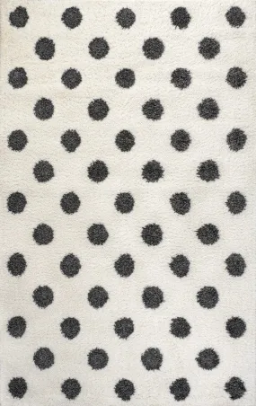 Gisborne Pere Modern Dot Shag Area Rug