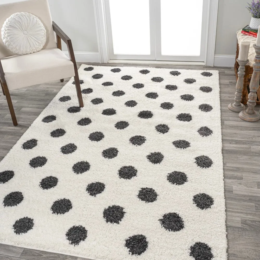 Gisborne Pere Modern Dot Shag Area Rug