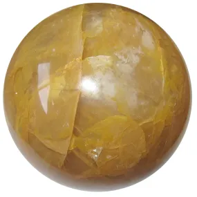 Golden Healer Quartz Sphere Hematoid Crystal Ball