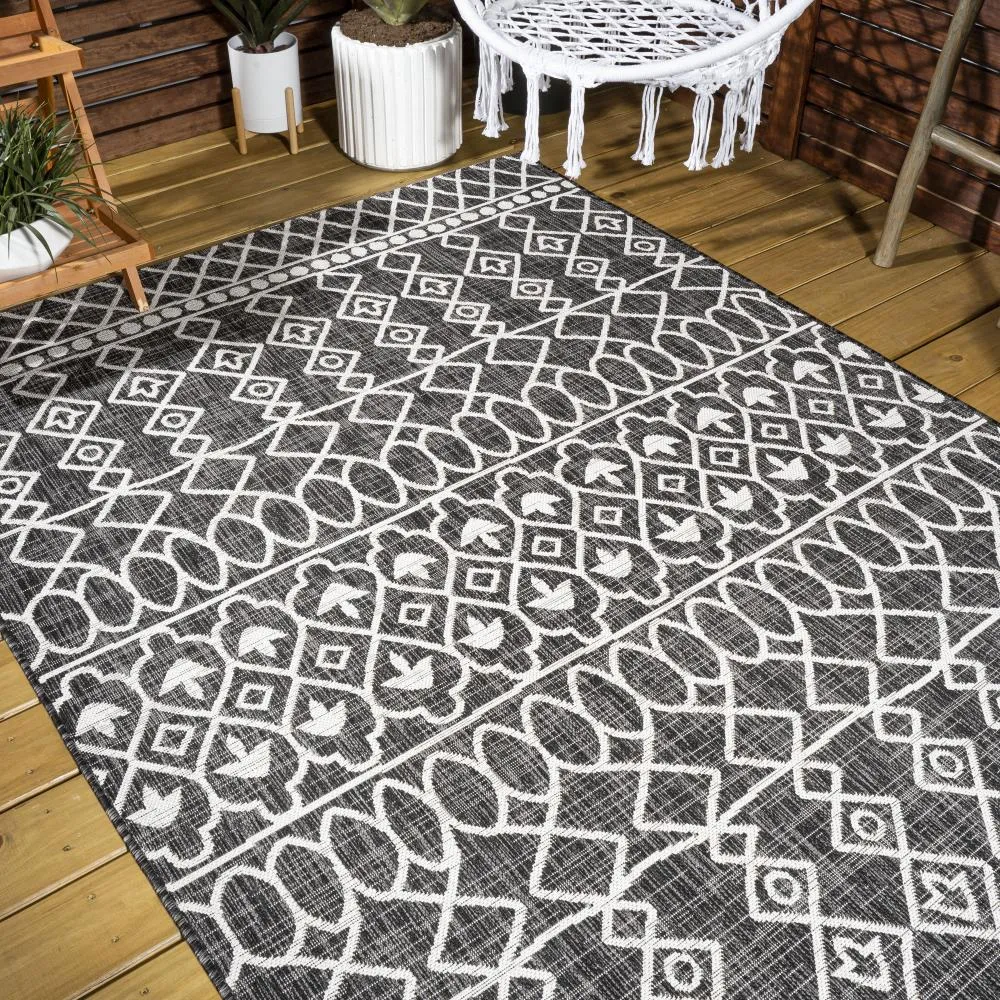 Guarda Kafel Tribal Bohemian Indoor/Outdoor Area Rug