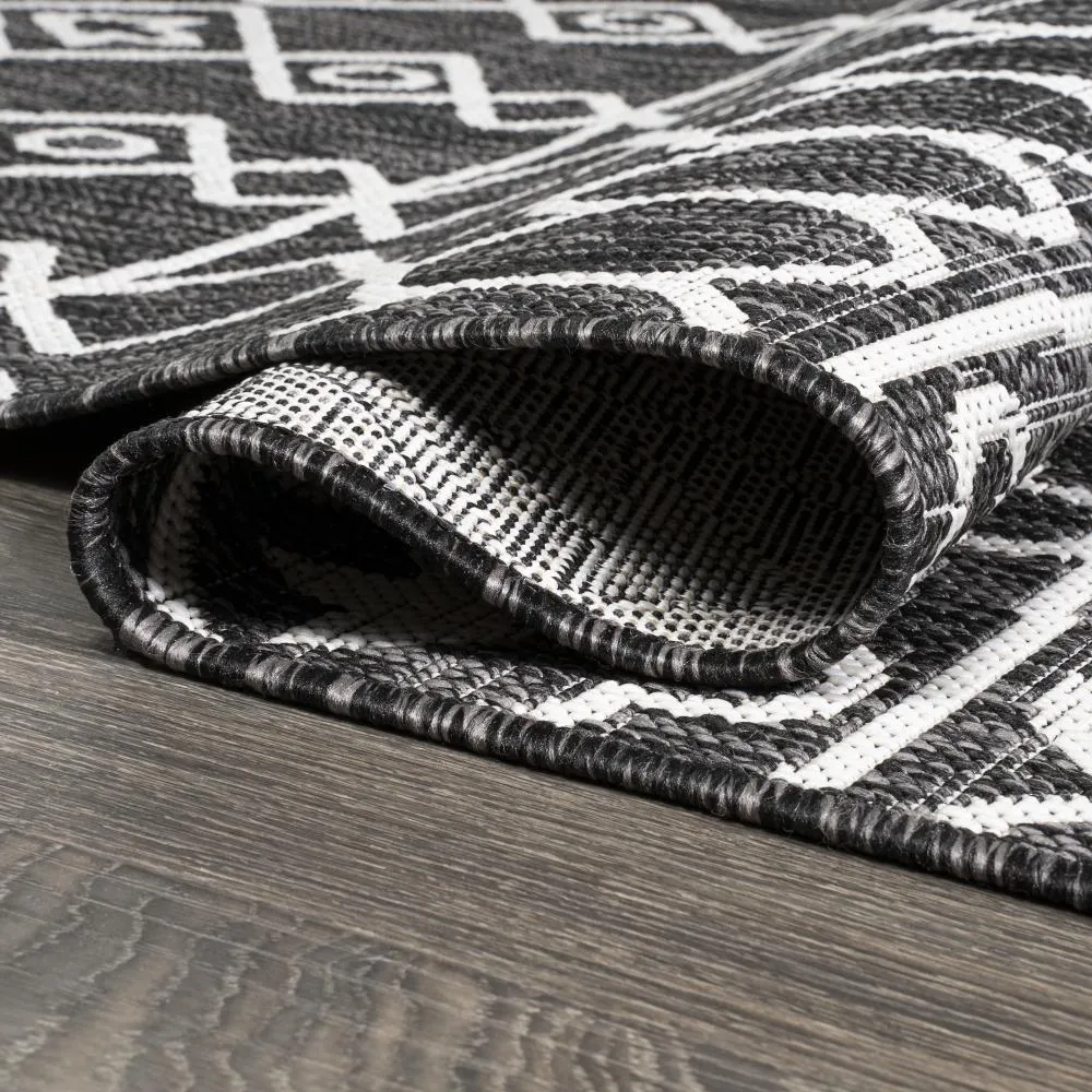 Guarda Kafel Tribal Bohemian Indoor/Outdoor Area Rug
