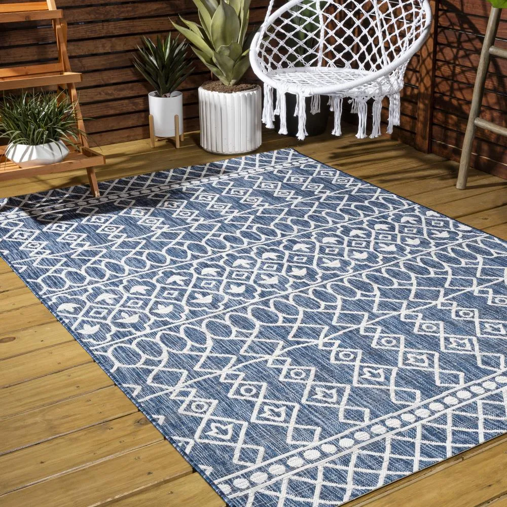 Guarda Kafel Tribal Bohemian Indoor/Outdoor Area Rug